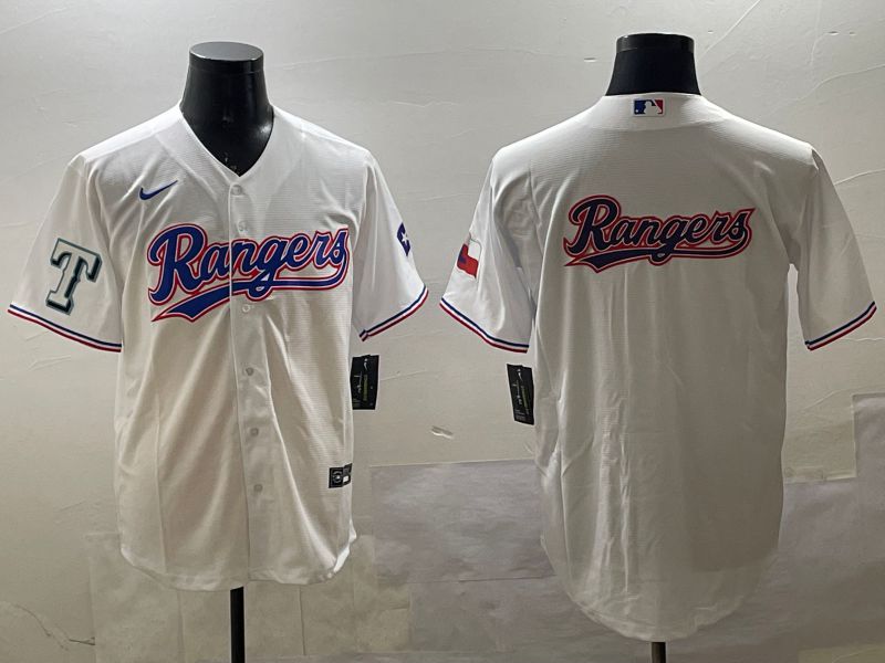 Men Texas Rangers Blank White Game 2025 Nike MLB Jersey style 10->texas rangers->MLB Jersey